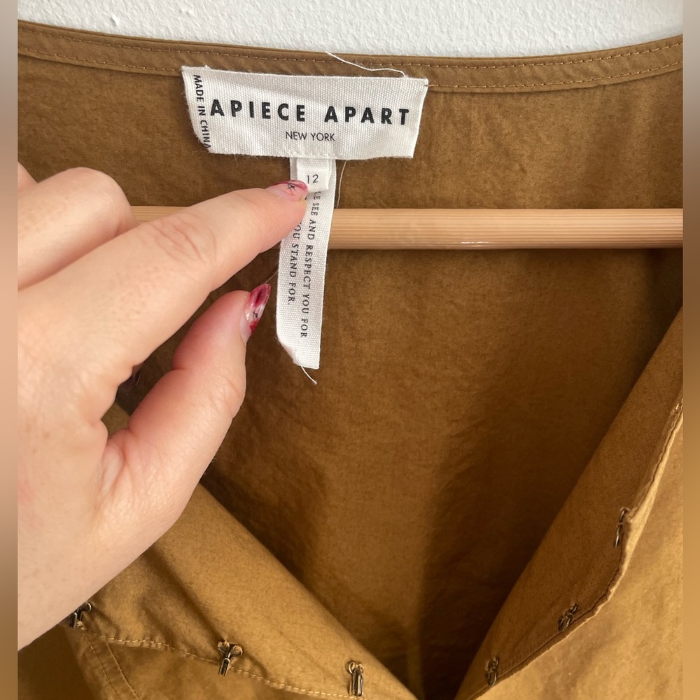 Apiece Apart Puff Sleeve top sz 12